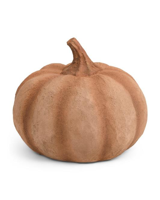 12in Resin Pumpkin Decor | TJ Maxx