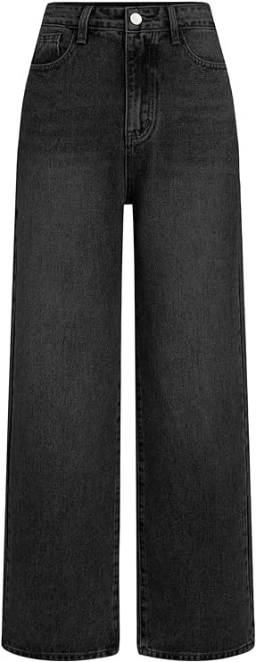 CIDER Yoney Denim Solid Straight Leg Jeans | Amazon (US)
