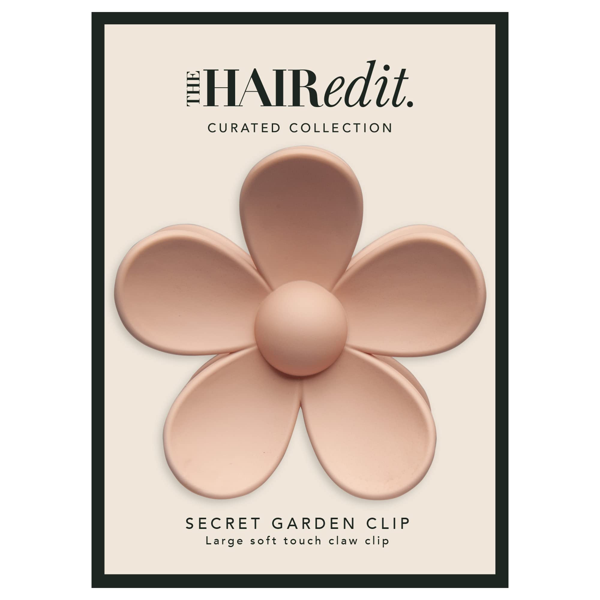The Hair Edit Secret Garden Clip - Large Flower Claw Clip in Champagne | Amazon (US)