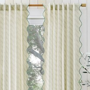 RHODE Batik Scallop Edge Blackout Curtain (Set of 2) | West Elm (US)