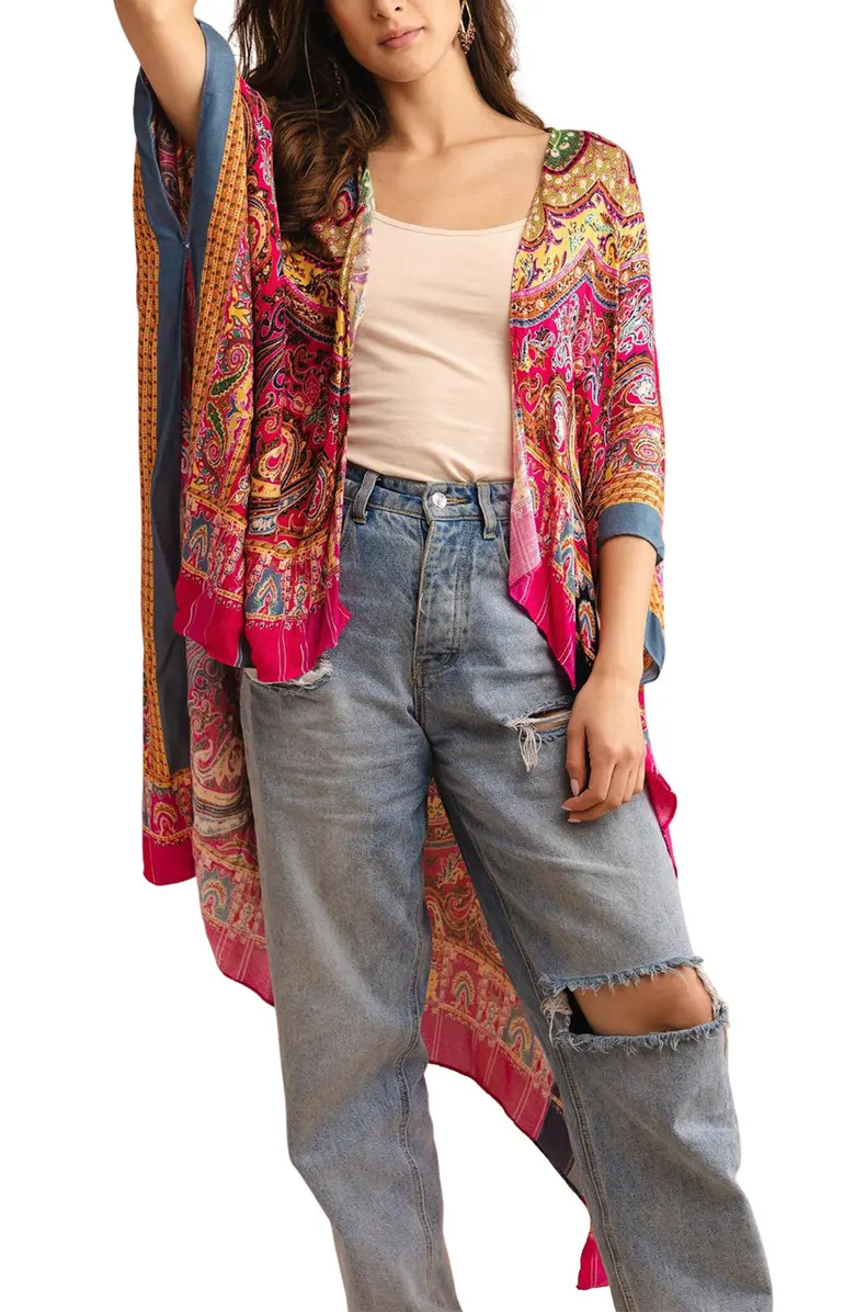 Multi Paisley High/Low Duster | Nordstrom Rack