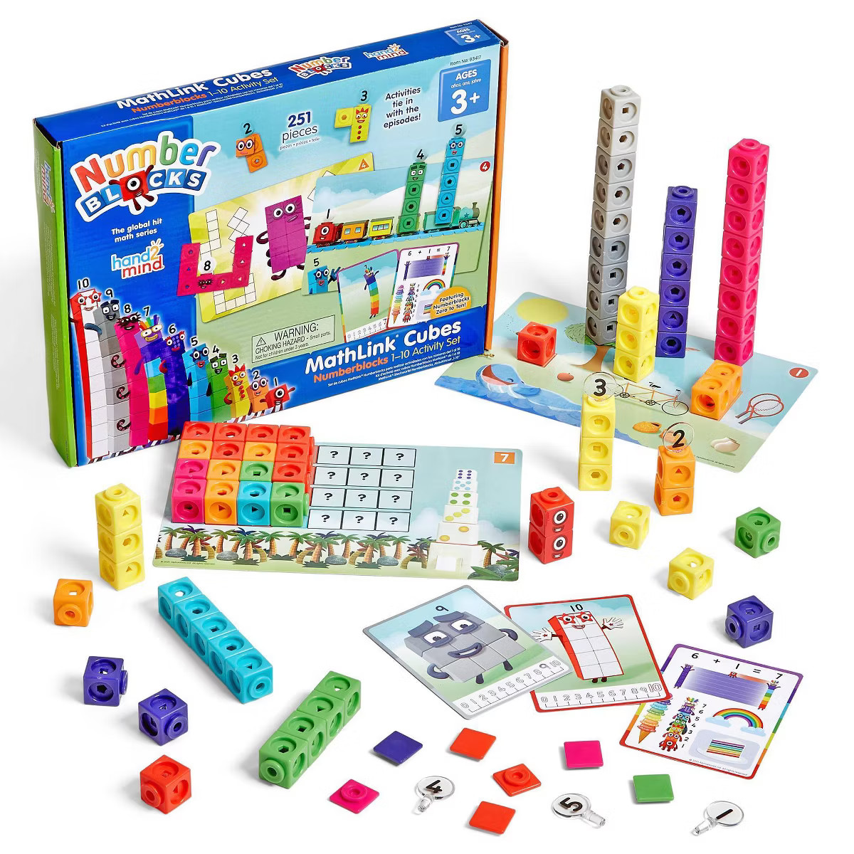 Numberblocks MathLink Cubes 1-10 Activity Set - Hand2Mind | Target