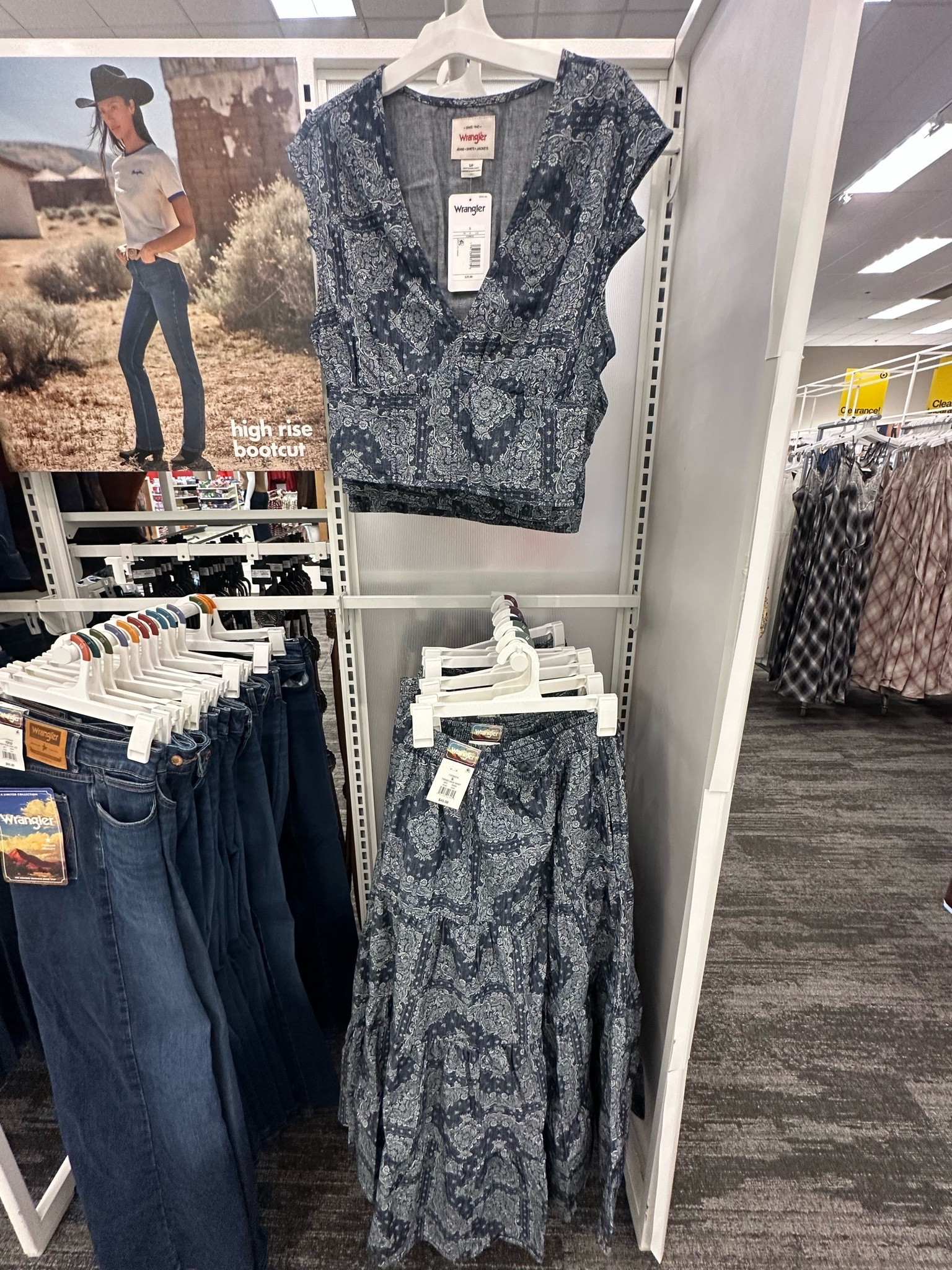Love this navy blue paisley maxi skirt / top set from the wrangler x target collab! The top is $35 & the skirt is $45! Both pieces range from sizes XS-4X! This is the cutest set for fall!

#LTKPetite #LTKPlusSize #LTKMidsize