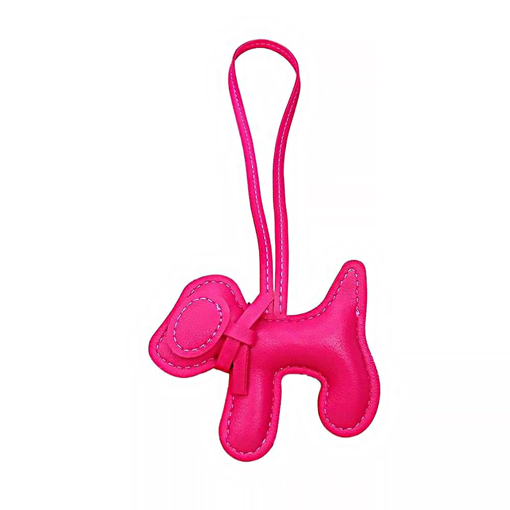 Leather dog bag charm keychain puppy bag purse pendantcute fashion bag accessories for women | Amazon (US)