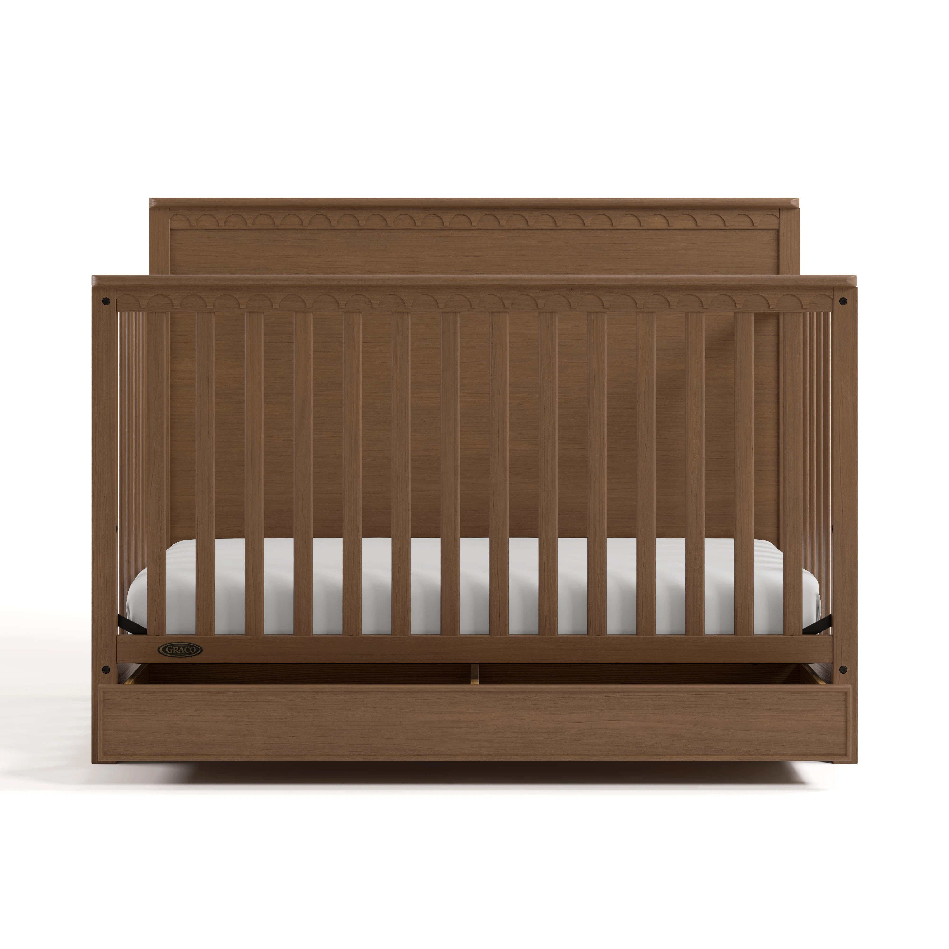 Sasha 5-In-1 Convertible Crib With Drawer | Birch Lane