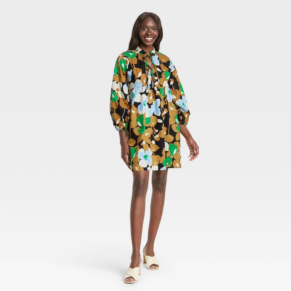 Women's Puff ong Seeve A-ine Dress - Who What Wear™ | Target