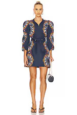 Cleobella Ivana Mini Dress in Venezia Blue from Revolve.com | Revolve Clothing (Global)
