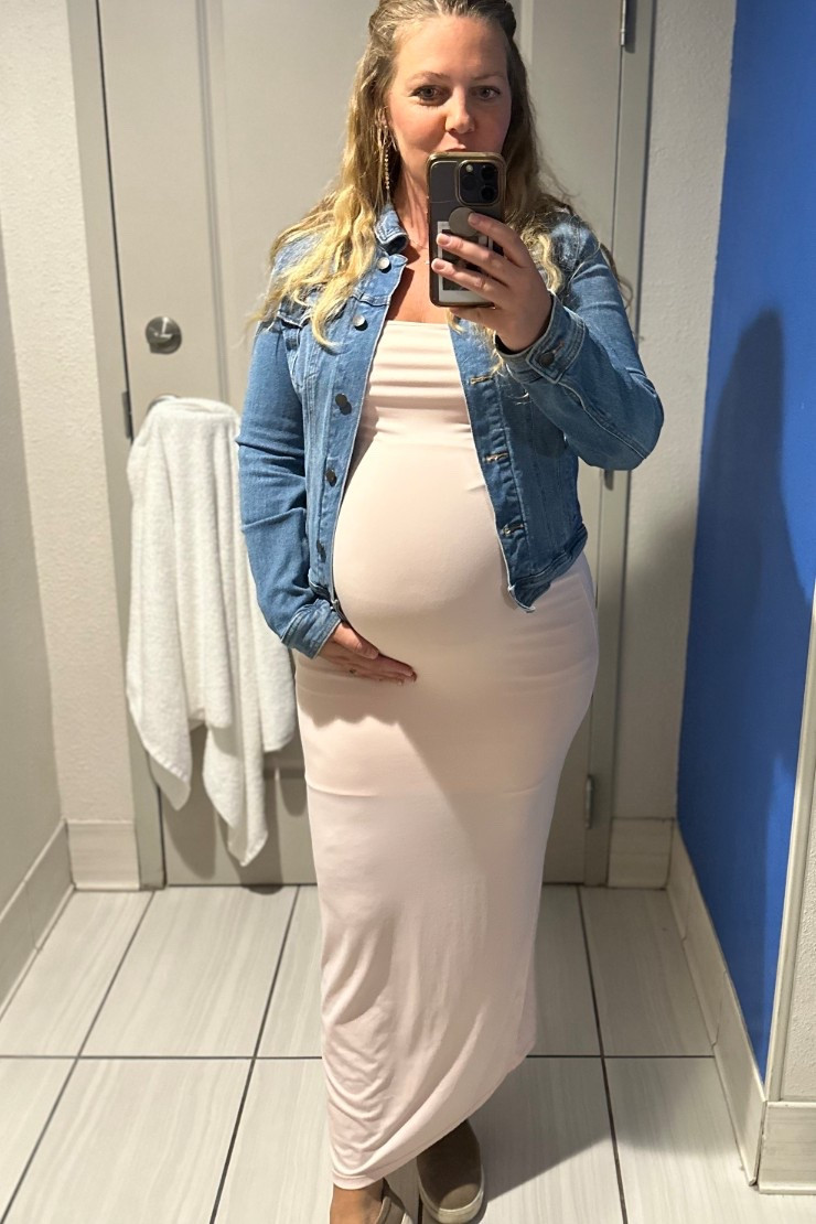 Let that bump shine!! I wore this to Charleston for our baby moon 

#LTKBaby #LTKBump #LTKmomlife