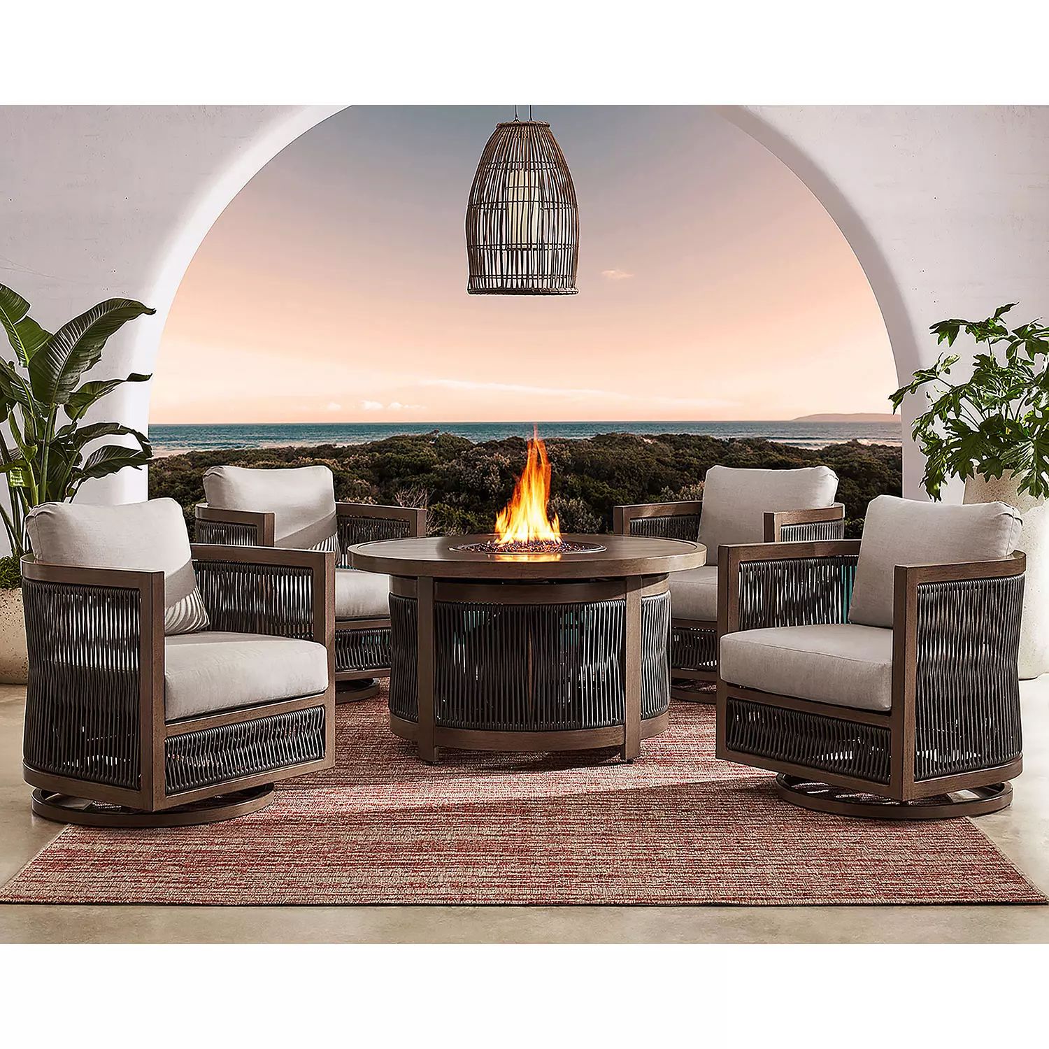 Member's Mark Ember 5-Piece Fire Pit Chat Set | Sam's Club