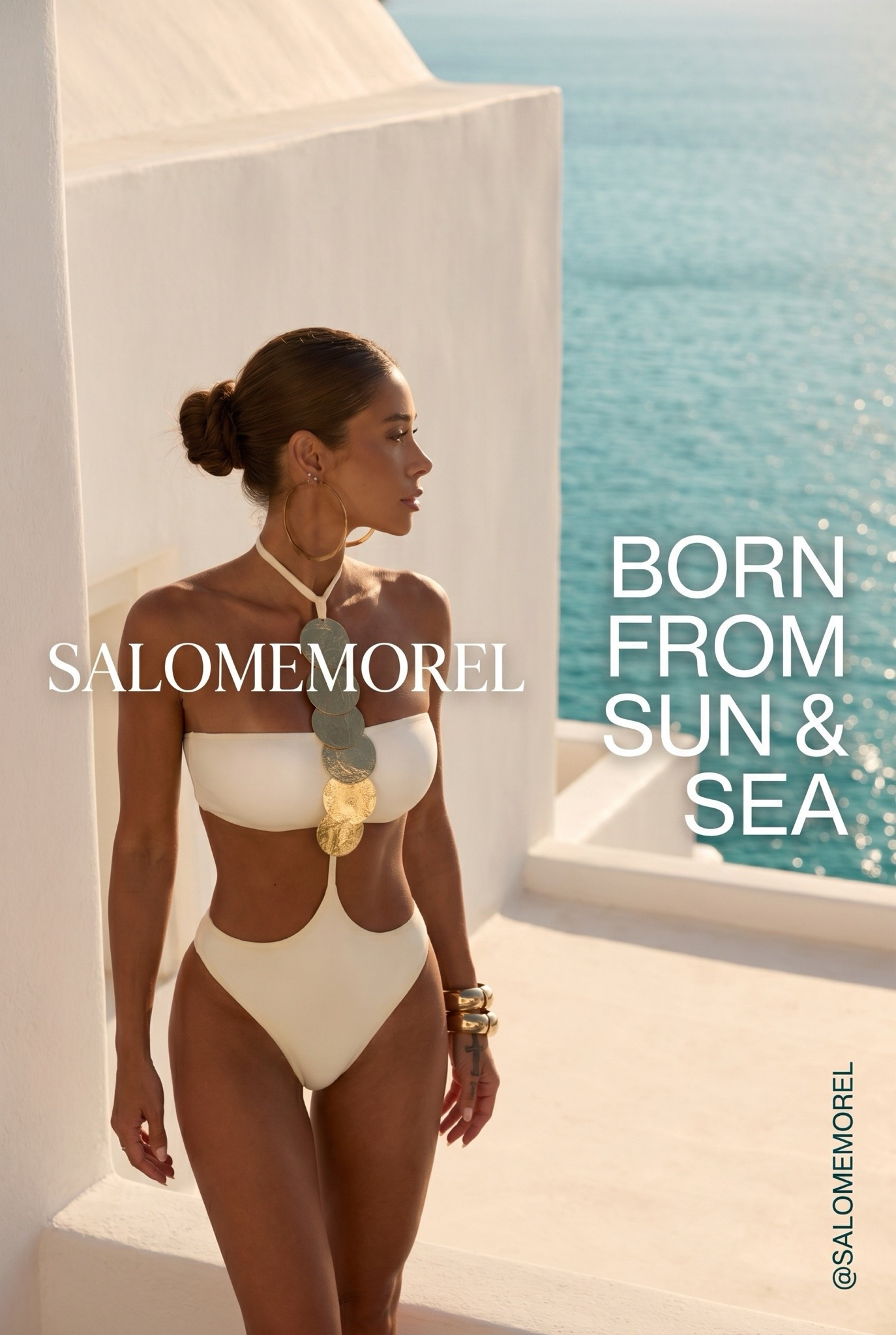 Sun-kissed skin, gold jewelry, and swimwear that looks straight out of a Mediterranean summer ☀️🌊
This look is giving luxury escape, yacht days, and coastal goddess energy. Statement details always make the simplest swim pieces feel elevated 🤍✨

Linked my favorite vacation-ready swimwear & resort accessories 🌴

#LTKswim #ResortWear #LuxuryStyle #BeachStyle #VacationOutfit #CoastalFashion #SummerAesthetic #BeachClubStyle #MediterraneanStyle #PoolsideLook #VacationMode #NeutralStyle #LTKsummer #ElegantStyle #SalomeMorel