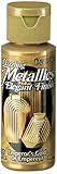 DecoArt Dazzling Metallics 2-Ounce Emperor's Gold Acrylic Paint | Amazon (US)