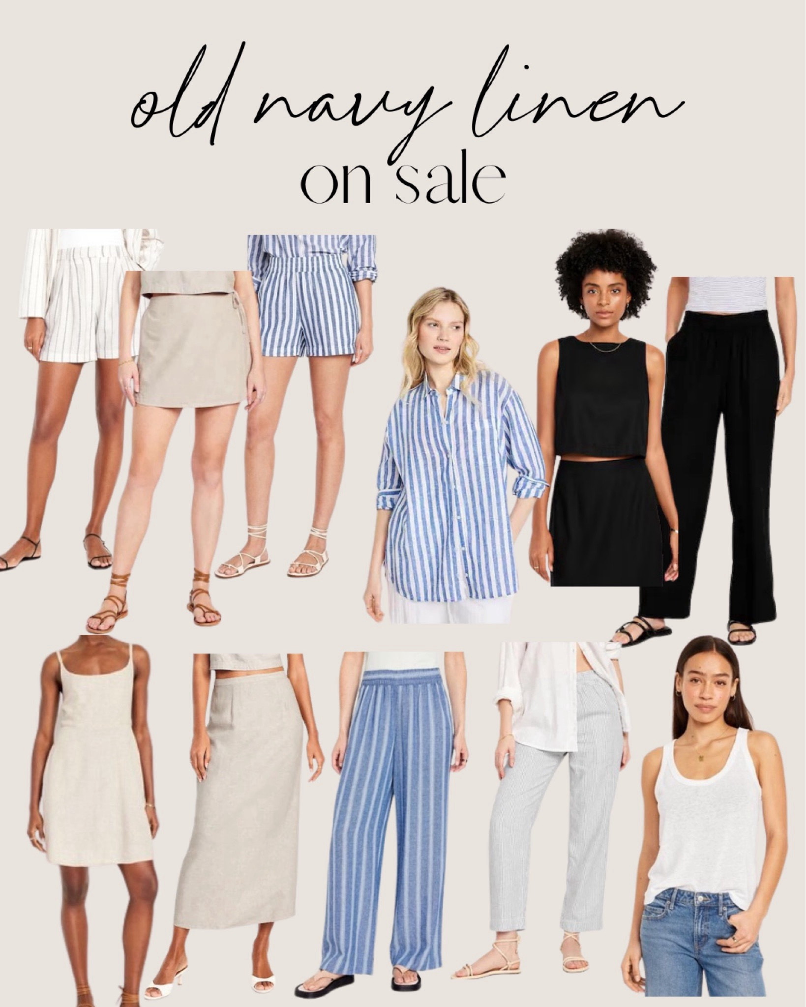 old navy linen on sale 🫶🏻

shorts, linen shirt, linen pants, summer style, summer fashion 

#LTKSeasonal #LTKSaleAlert #LTKTravel
