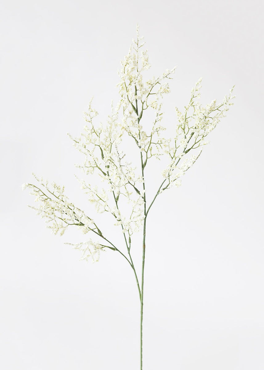 Faux Caspia Flower in White - 29" | Afloral (US)