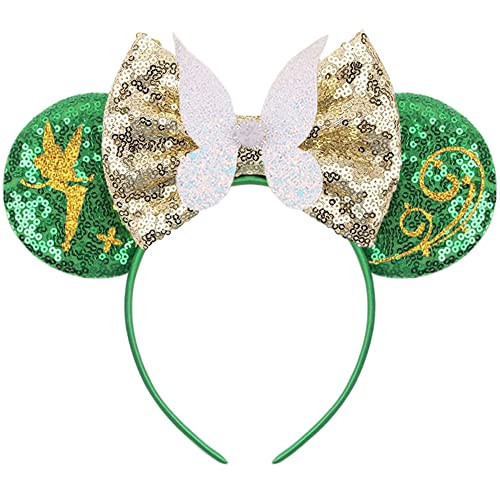 Mouse Ears Headband for Women Girls, Fairies Mouse Ears for Adult Kids Princess Dress Accessories park ears hair accessories for Girls | Amazon (US)