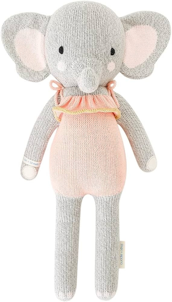 cuddle + kind Eloise The Elephant Little 13" Hand-Knit Doll – 1 Doll = 10 Meals, Fair Trade, He... | Amazon (US)
