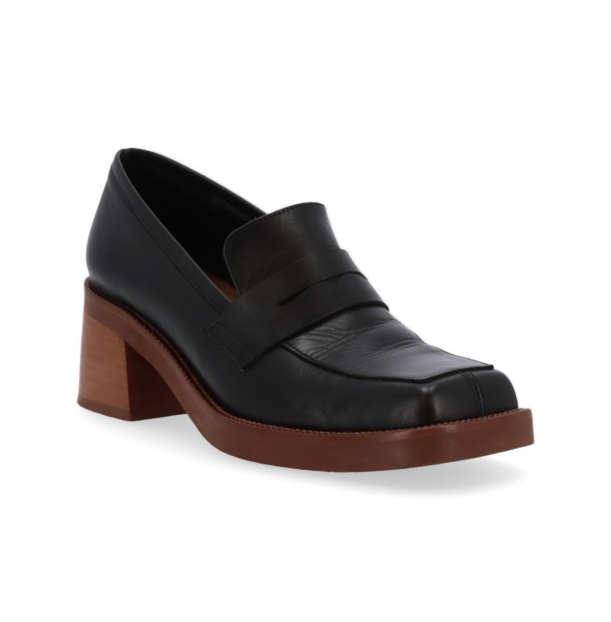 Alohas Women's Roxanne Leather Loafers-pumps - Black | Macy's