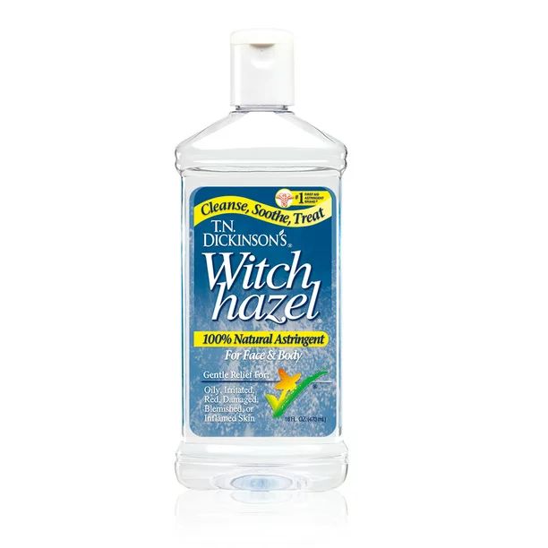 T.N. Dickinson's Witch Hazel Astringent for Face and Body, 100% Natural, 16 Fl. Oz. | Walmart (US)