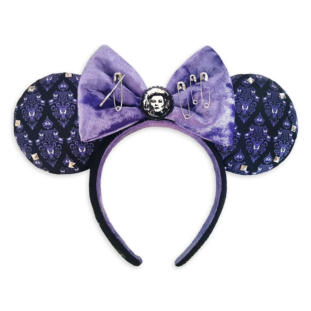 The Haunted Mansion Minnie Mouse Ear Headband for Adults by Her Universe | Disney Store