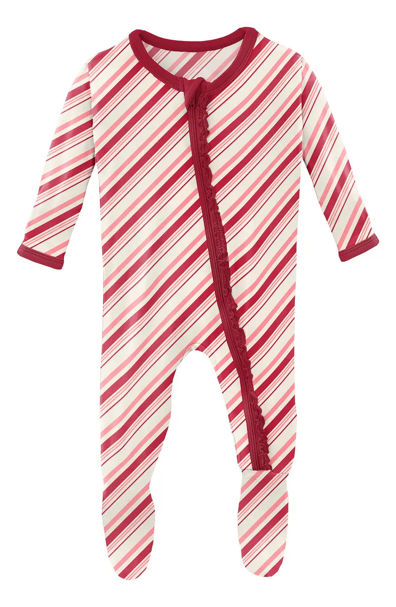 Kickee Pants Muffin Ruffle Fitted One-Piece Pajamas | Nordstrom | Nordstrom