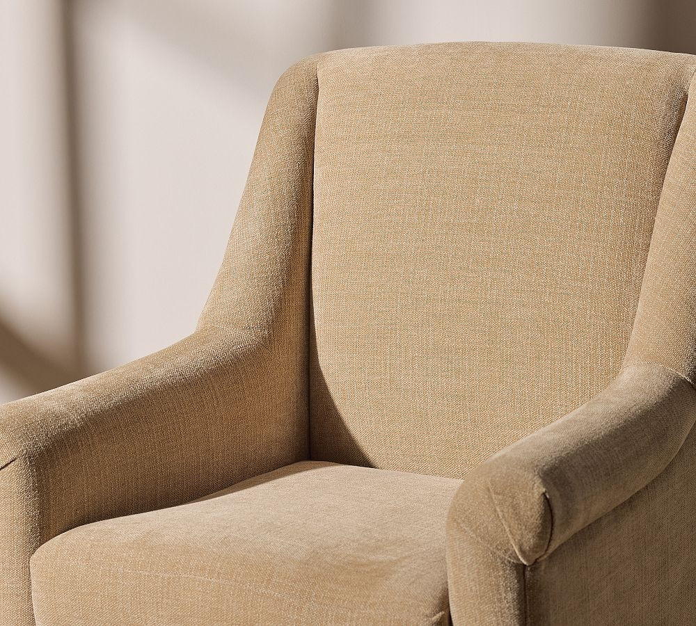 Josie Upholstered Dining Armchair | Pottery Barn (US)
