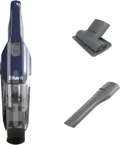 Shark - Cyclone PET Handheld Vacuum with HyperVelocity Suction, PetExtract Hair Tool - Navy Blue | Best Buy U.S.