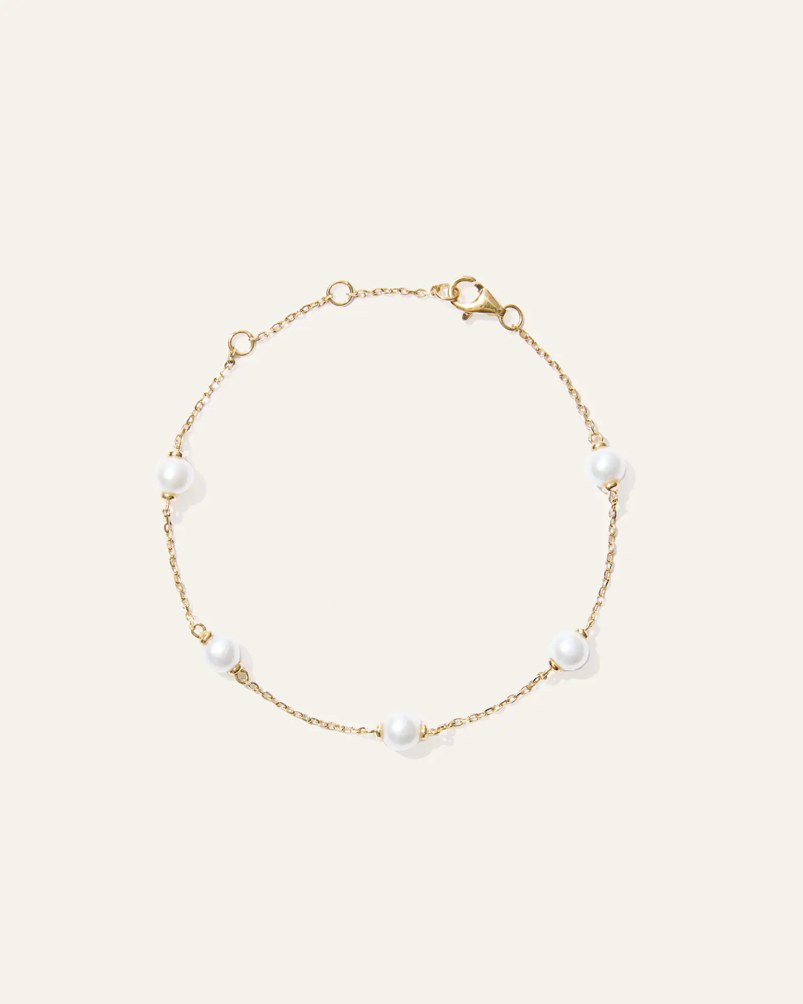 Freshwater Cultured Pearl Station Bracelet | Quince