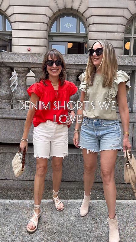 Bring on denim shorts season!😎Through trial and error we have both found brands and styles that look great and flatter our body types! Denim shorts with a cute top is definitely our summer uniform!💙
Comment “links” for outfit links sent to your inbox! You can also shop our links by following “lastseenwearing” on the @shop.ltk app, or by shopping our looks on lastseenwearing.com (link in bio!)
Happy Sunday!!❤️

Denim shirts, Agolde, Citizens of Humanity, Nation top, H&M, red blouse, Mia boots, Evereve, Splendid, 

#LTKfit #LTKstyletip #LTKunder100