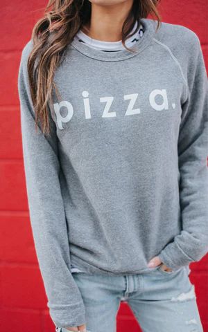 Pizza Sweatshirt (SMALL) | Shop Hello Fashion 