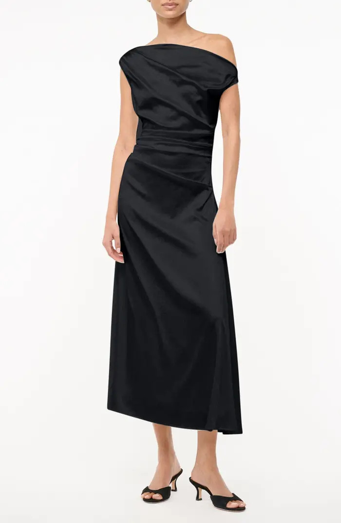 Phare Stretch Silk One-Shoulder Dress | Nordstrom