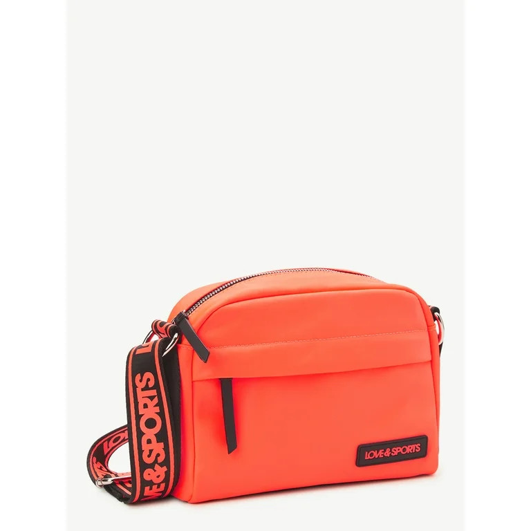 Love & Sports Women's William Crossbody Handbag, Orange Luster - Walmart.com | Walmart (US)