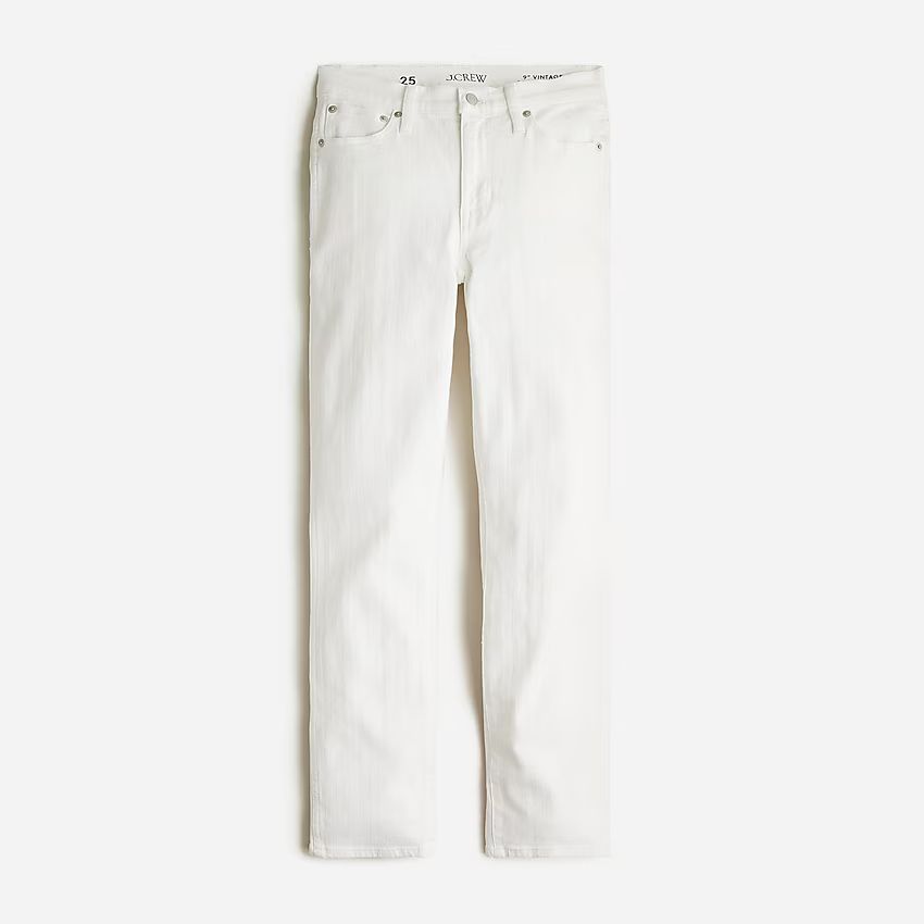 Tall 9" vintage slim-straight jean in White wash | J.Crew US