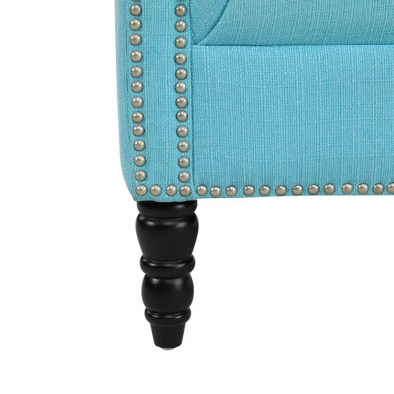 Huntingdon 29" Wide Tufted Polyester Chesterfield Chair | Wayfair North America