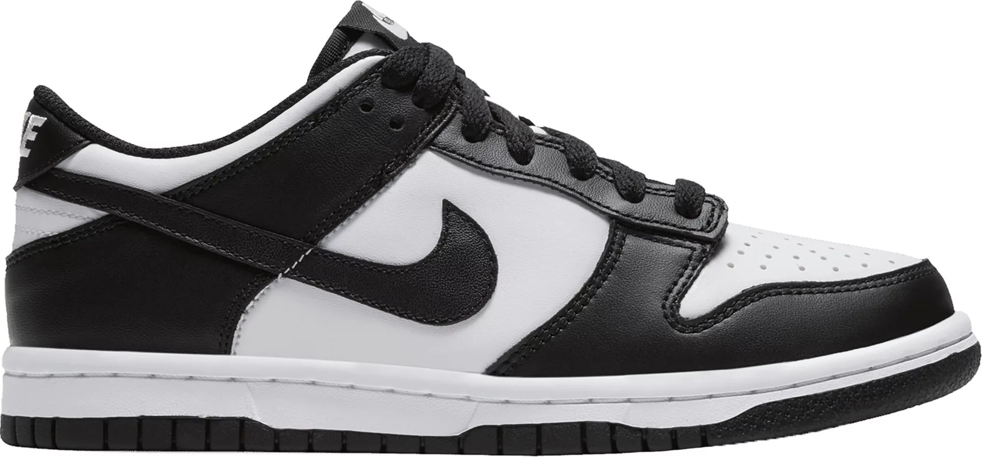Nike Kids' Grade School Dunk Low 'Panda' Shoes, Size 3.5, White/Black | DICK'S Sporting Goods