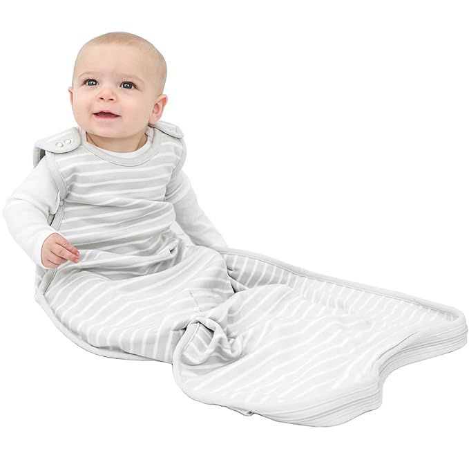 Woolino 4 Season Ultimate Baby Sleep Bag Sack - 2 - 24 Months Universal Size - Merino Wool - Gray | Amazon (US)