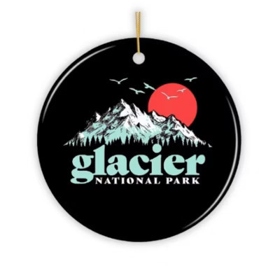 Vintage Glacier National Park Ornament  3 | Target