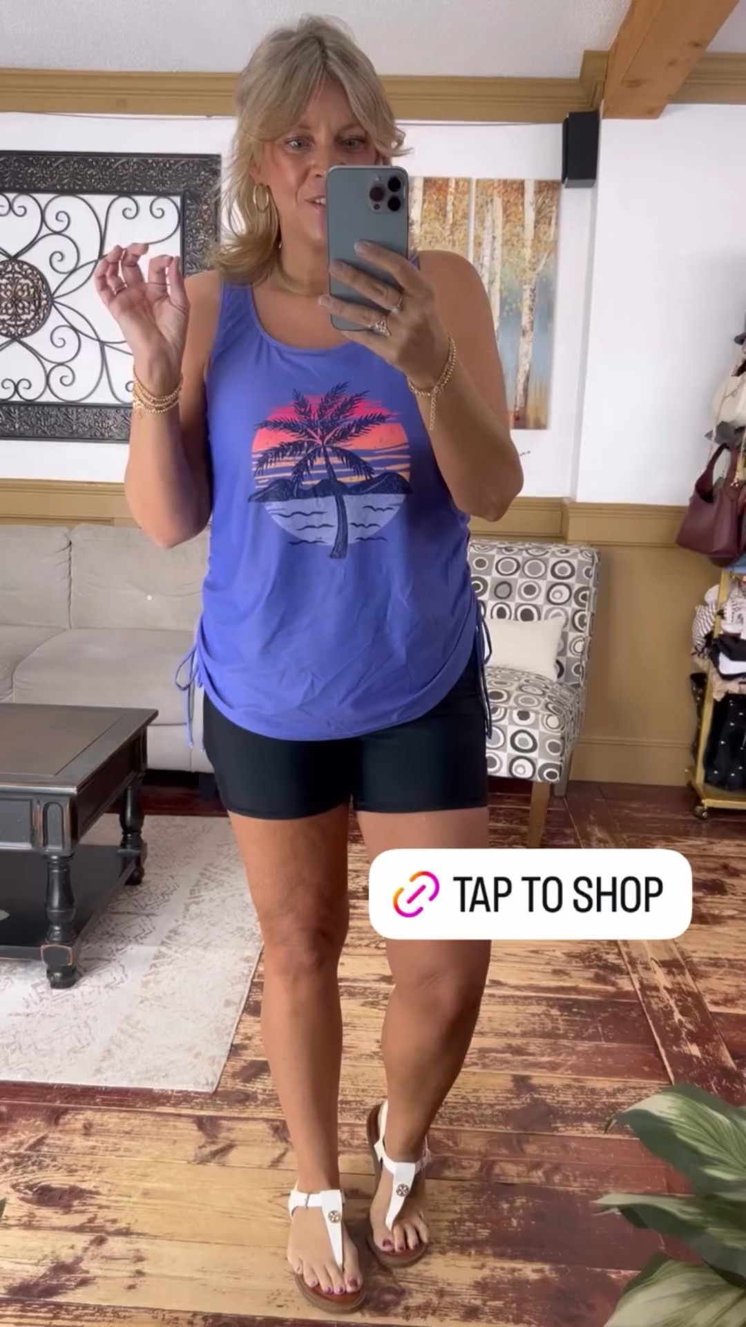 Swim top and short bottoms with pockets- size 12 in each 

#LTKPlusSize #LTKMidsize #LTKOver40