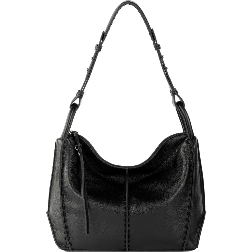 The Sak Los Feliz Hobo Leather Bag in Black at Nordstrom | Nordstrom