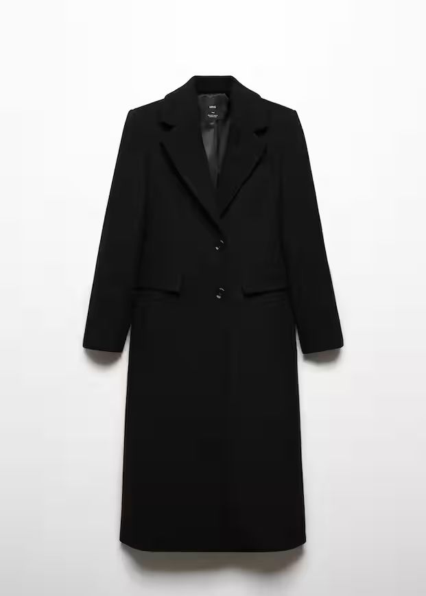 Tailored wool coat | Mango Canada