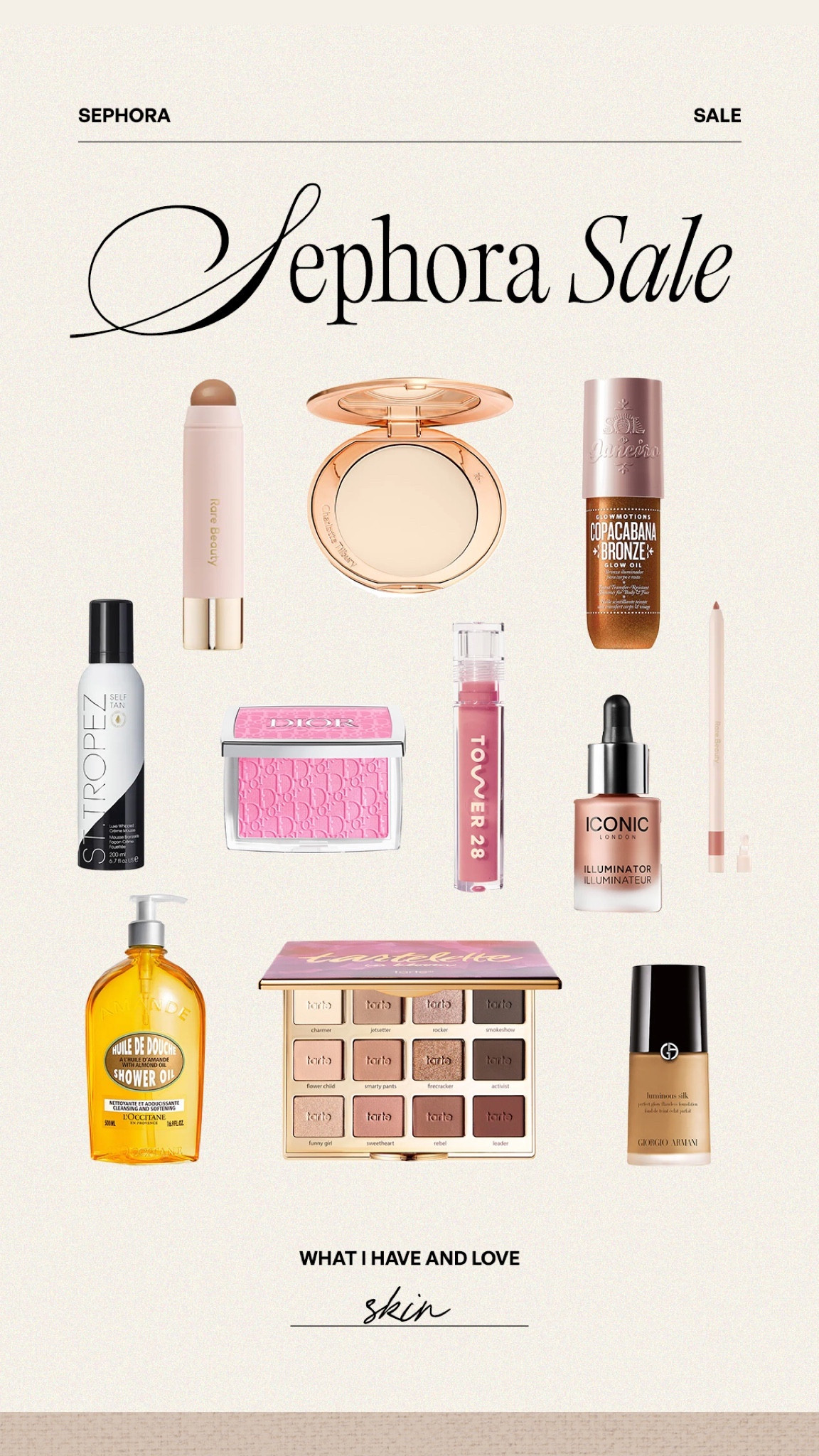 Sephora sale🩷 what I have and love makeup and skin! 10% off for insiders, 15% for VIB, and 20% for rouge members! Use code: YAYSAVE 

#LTKsalealert #LTKSeasonal #LTKxSephora