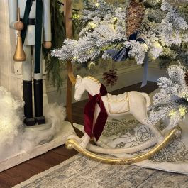 Gold Accent Rocking Horse | Antique Farm House