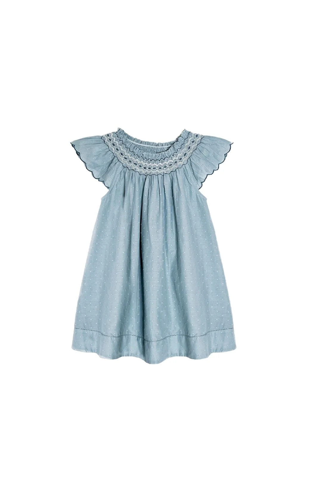 Daisy Dress in Pearl Blue | Baybala