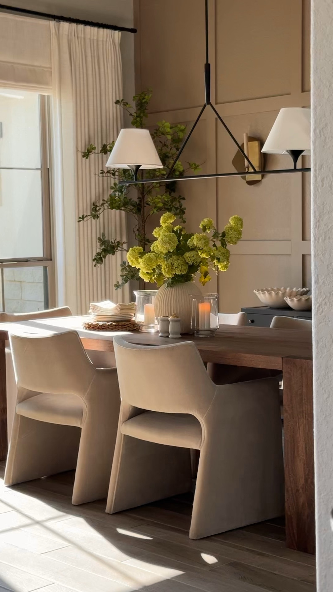 Formal dining room styling ☀️🤎 

Dining chairs | Dining Table | Spring Table Scapes 

#LTKSeasonal #LTKSaleAlert #LTKActive