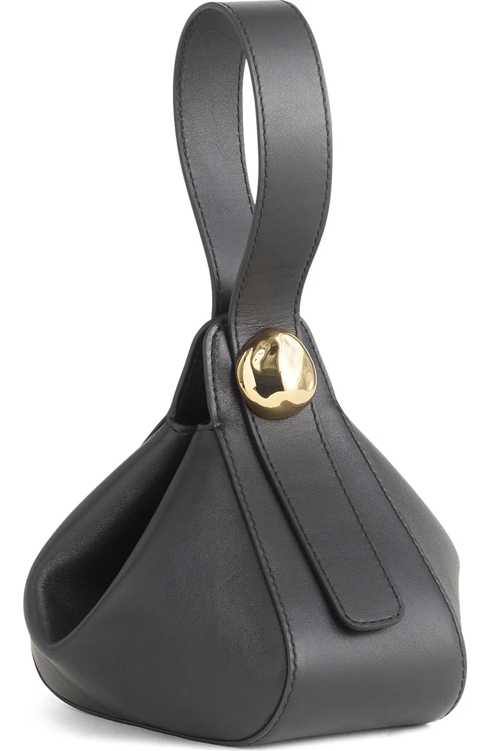 Madewell The Sculpted Metal Wristlet Bag | Nordstrom | Nordstrom