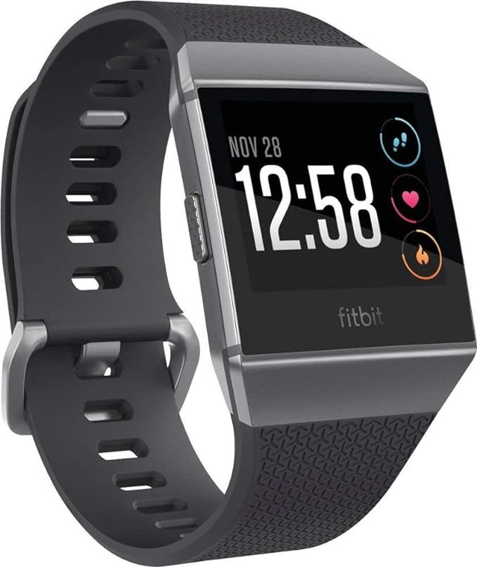 Ionic GPS Smartwatch, One Size (S & L Bands Included) (Charcoal/Smoke Gray) | Amazon (US)