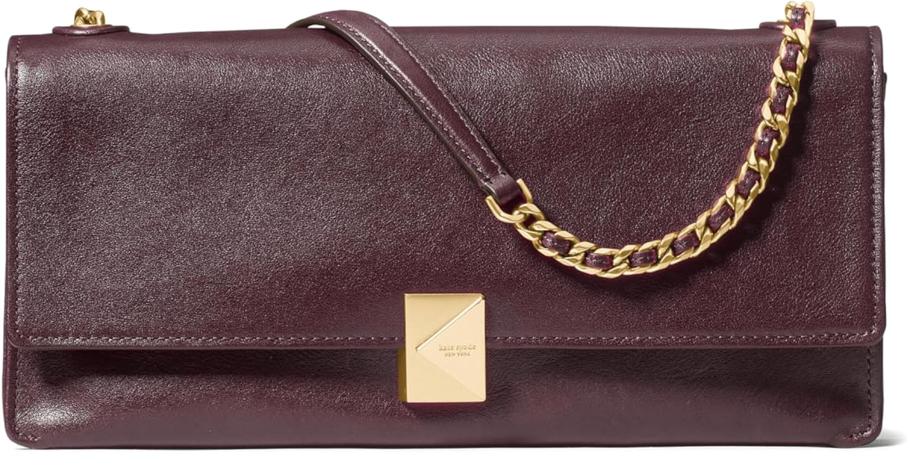 kate spade new york Deco Fine Grain Leather Soft Shoulder | Amazon (US)