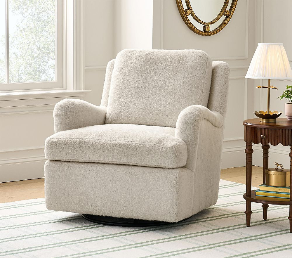 Chris Loves Julia Swivel Glider | Pottery Barn Kids