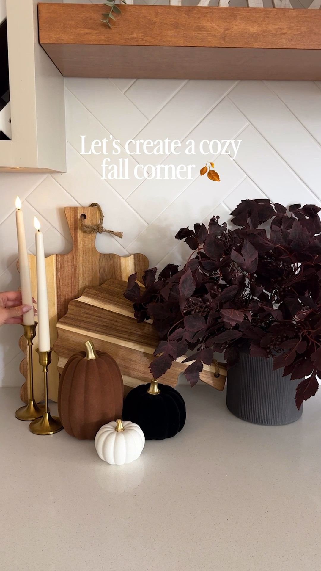 Cozy little autumn moments around the kitchen 🍂