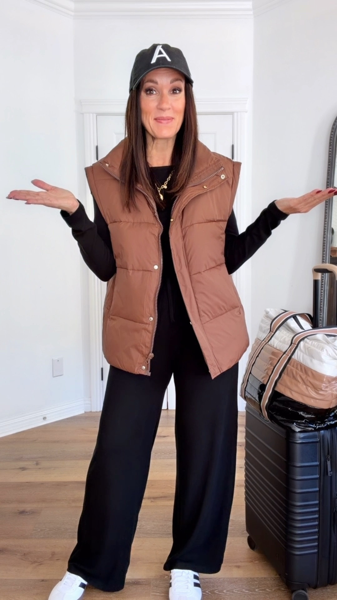 Looking for cute & comfy outfits for your upcoming trip? I’m your girl!

Sizing:
Matching set-medium
Vest-medium
Adidas Court shoes-run TTS

travel outfit | casual outfit 



#LTKOver40 #LTKTravel #LTKFindsUnder50