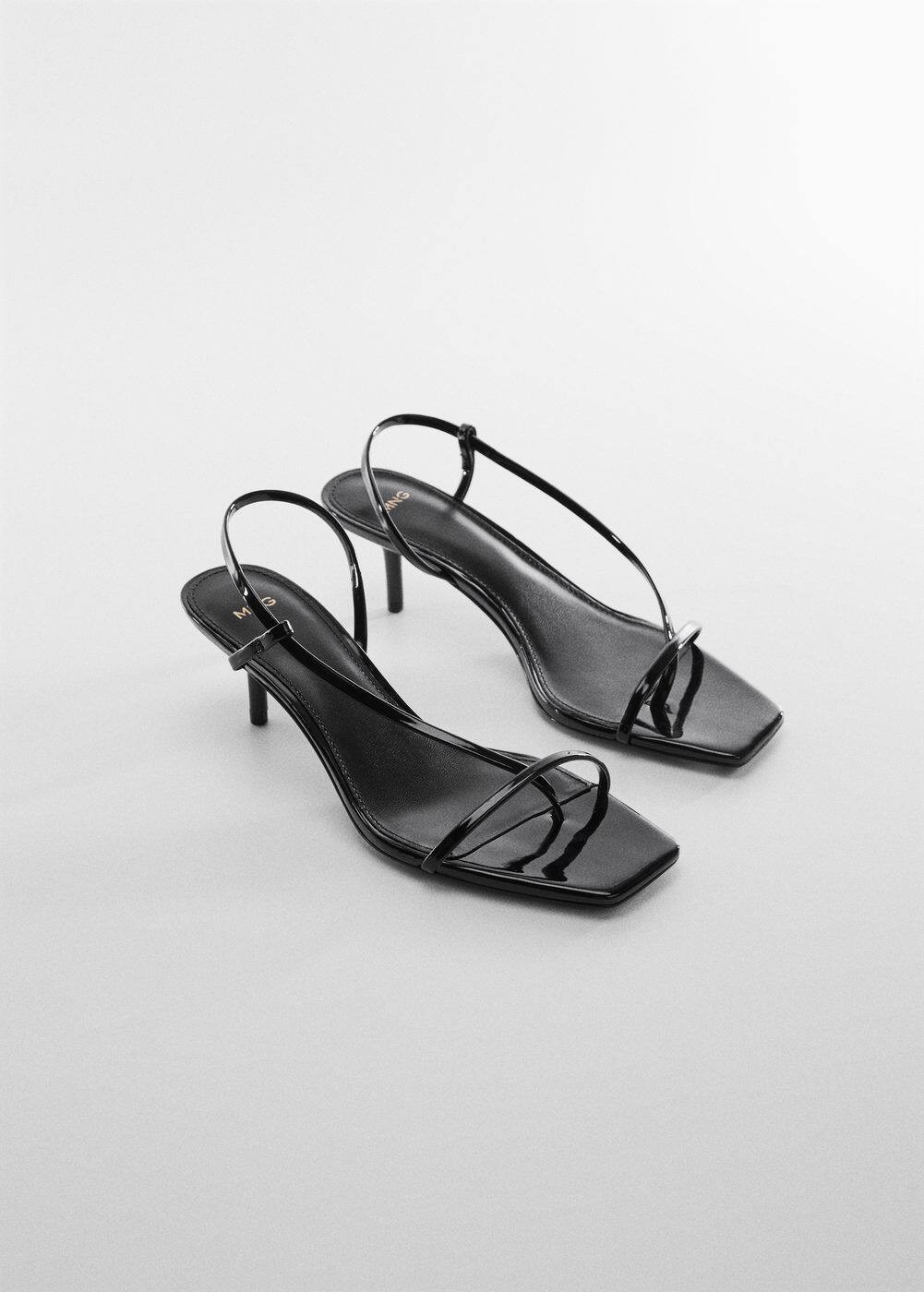 Strappy heeled sandals -  Women | Mango USA | MANGO (US)
