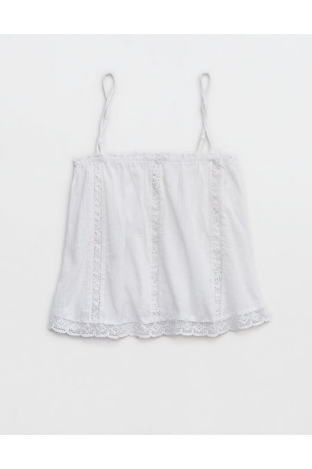 Aerie Cabana Cami Women's White L | Aerie